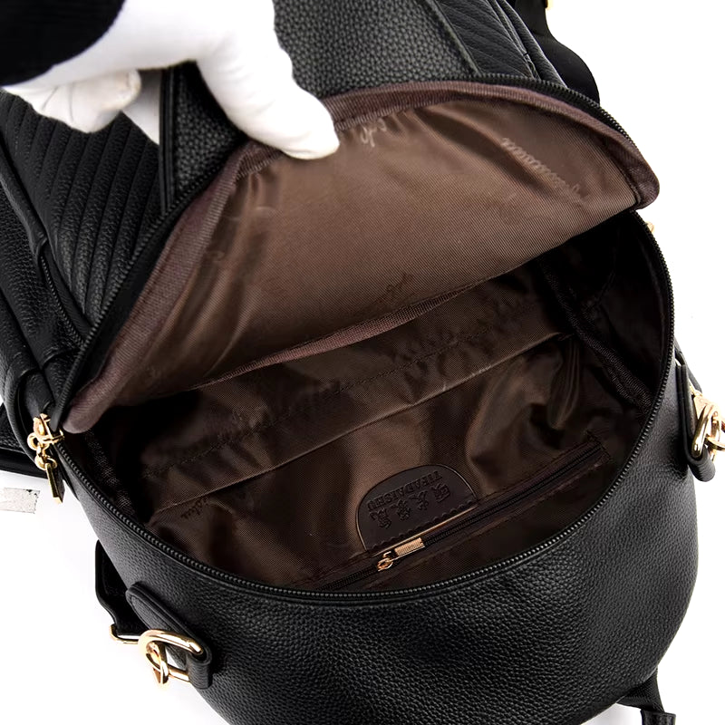 Soft Leather Backpack