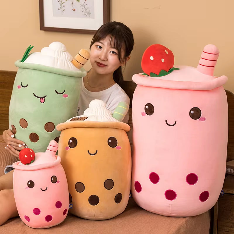 Bubble Tea with Toppings Plushie