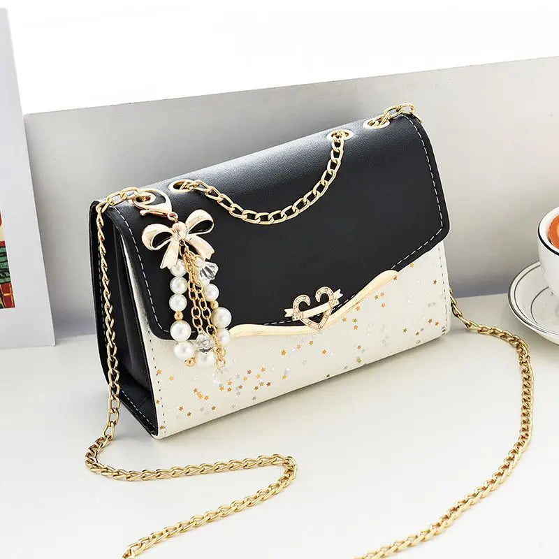 Trendy Crossbody Bag with Tassel Pendant