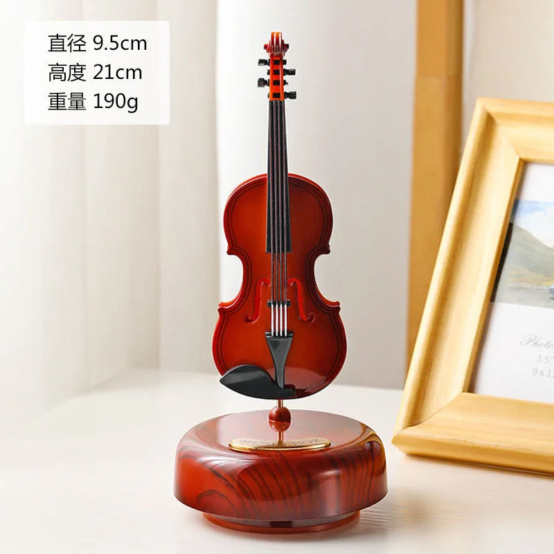 Guitar Violin Pipa Musical Box 