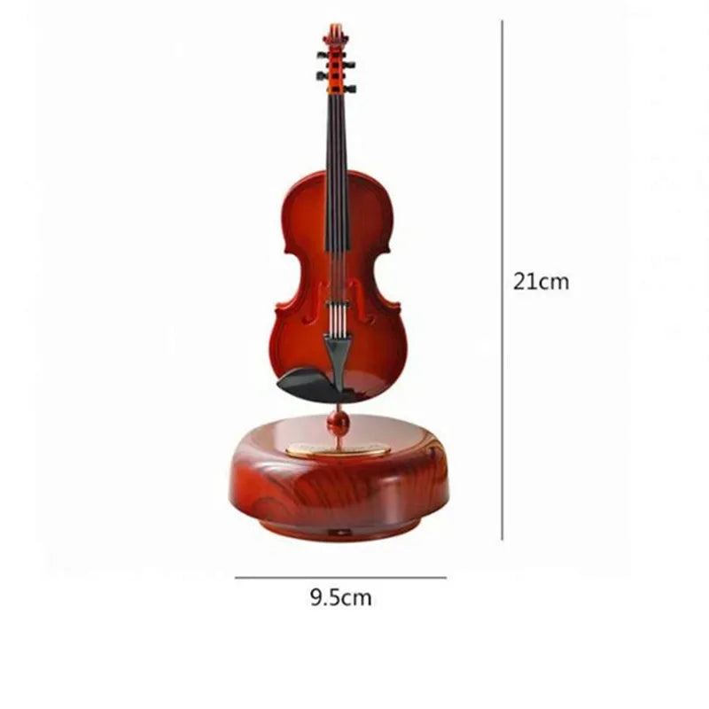 Guitar Violin Pipa Musical Box 