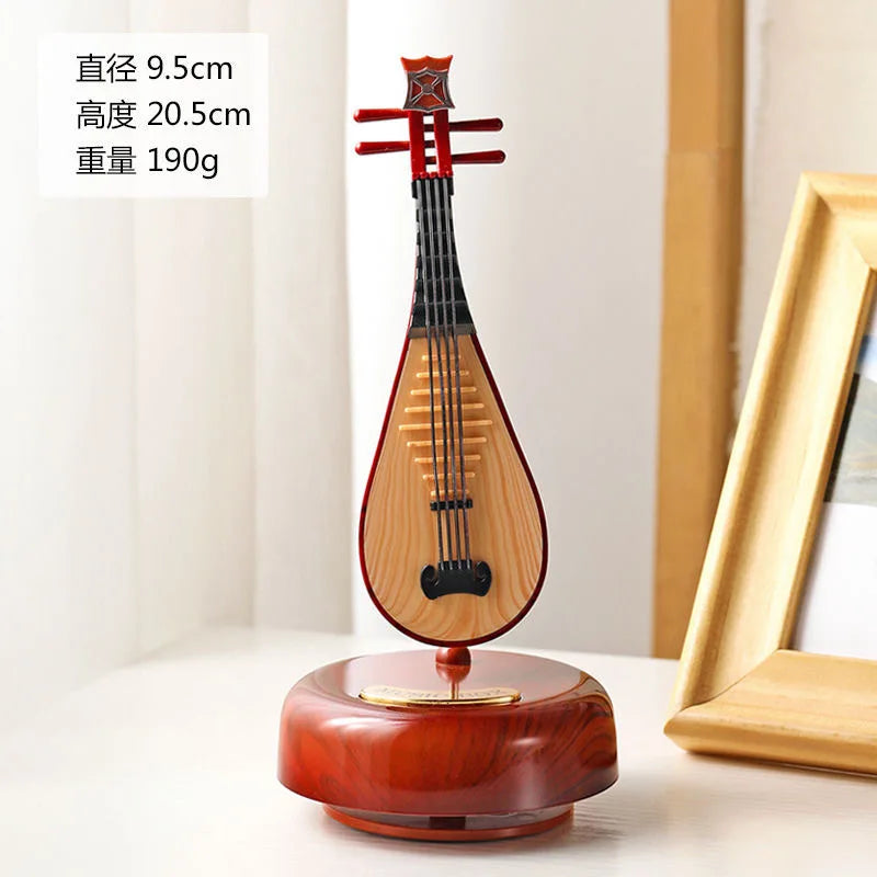 Guitar Violin Pipa Musical Box 