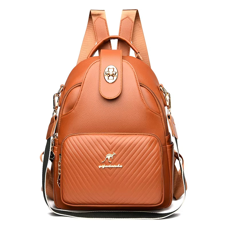 Soft Leather Backpack